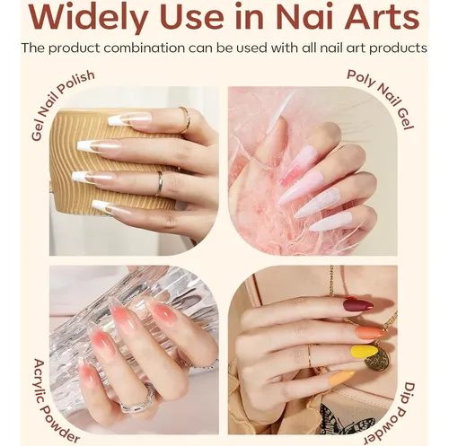 Modelones Kit Gel Base/top Coat 3pcs