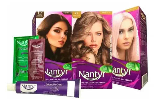 Kit Tintura Nantyr X 3 Unidades Tono 5.66 rojo