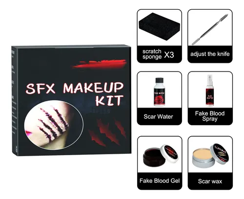 Kit De Maquillaje De Terror For Halloween: Cera, 2026