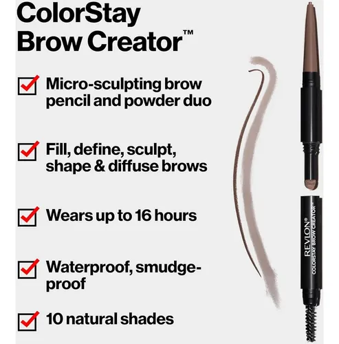 Delineador Y Polvo Para Cejas Revlon Colorstay Brow Creator