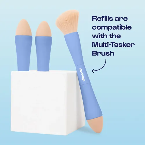 Recarga De Brochas De Maquillaje 2-pack Alleyoop Multi-taske
