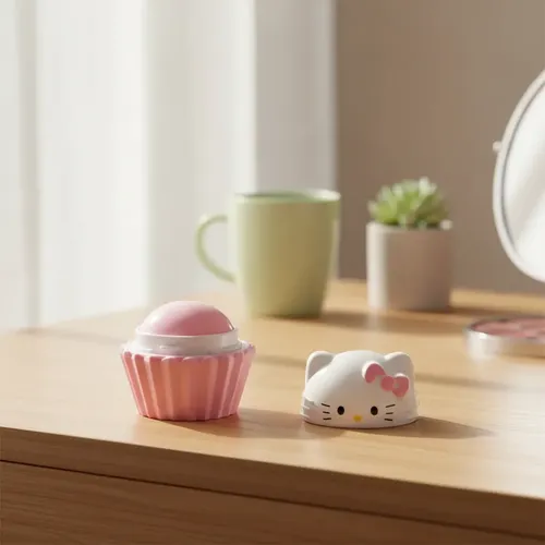 Balsamo De Labios Forma Hello Kitty Lip Balm
