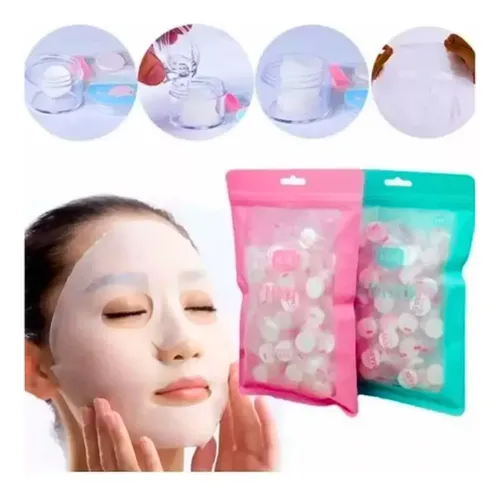 Mascara O Mascarilla Comprimida Facial Pastilla Cápsula X50 Tipo De Piel Normal