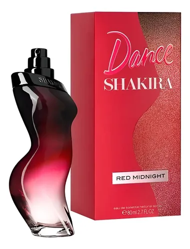 Perfume Mujer Shakira Dance Red Midnight Edt 80ml
