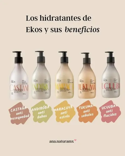 Kit Natura Ekos Crema Castanha + 5 Jabones Tododia 400ml