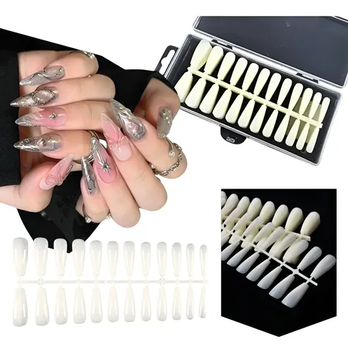 240 Uñas Postizas Profesional Tips Press Soft Gel 006