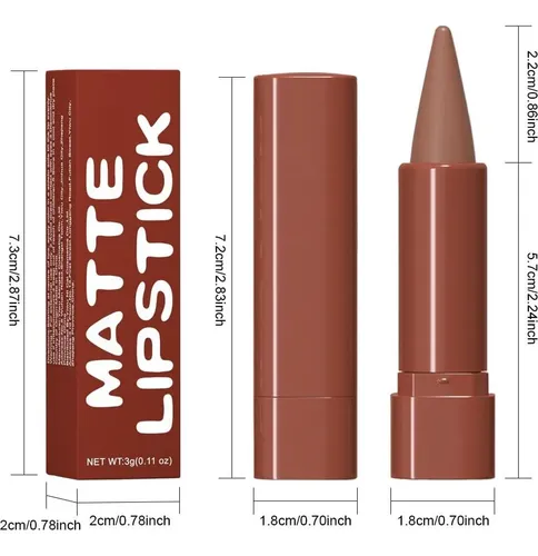 Lápiz Labial Delineador 2 En 1 Evpct Warm Brown, Tono Dúo