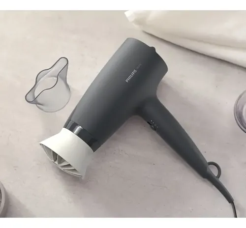 Secador De Pelo Philips Thermo Protect Bhd302/10 1600w Color Negro