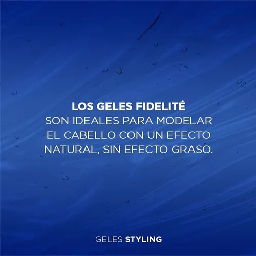 Fidelité Gel Suave Fijación Natural Efecto Húmedo (230ml)