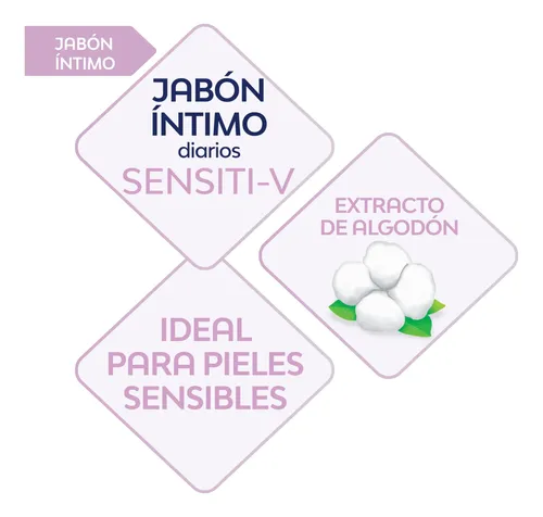 Jabón Íntimo Nosotras Sensiti-v X200 Ml