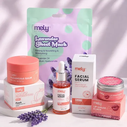 Kit Skicare Mely X5 Desmaquillante Serum Mascarilla Exfolian