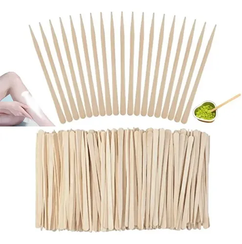 Palitos De Cera De Madera, 200 Uds., Aplicadores De Cera