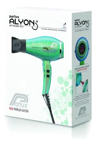 Secador de Pelo Profesional Parlux Alyon 2250W Iónico Jade