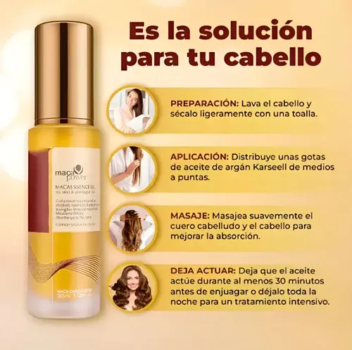 Óleo Regenerador Sérum Nutritivo Con Aceite Puro De Argán