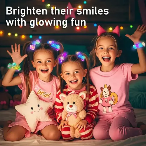 6 Cintas De Pelo Luminosas Led Para Una Fiesta De Cumpleaños