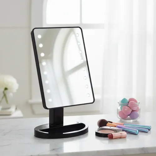 Espejo De Maquillaje Decorativo Con Luz Led Tactil