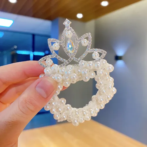 Accesorios De Diadema Crown Para Niñas Pequeñas Ps131 Blanco