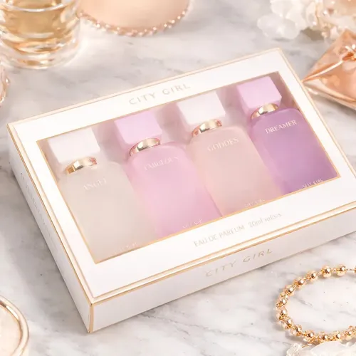 Set Perfumes City Girl Eau de Parfum 4 Fragancias 20ml Mujer Moderna