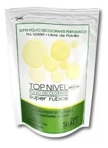 Polvo Decolorante Silkey Super Rubios Top Nivel X 500g X 4