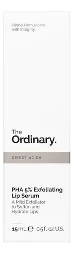 PHA 5% Exfoliating Lip Serum The Ordinary tratamiento exfoliante e hidratante para labios 15mL