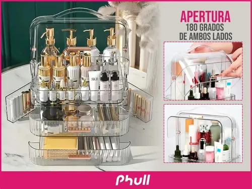 Organizador De Maquillaje Portatil Escritorio Porta Cosmetic