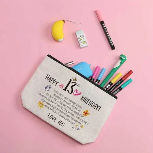 Bolso De Maquillaje Zhamen Impermeable De Algodón Y Lino Par