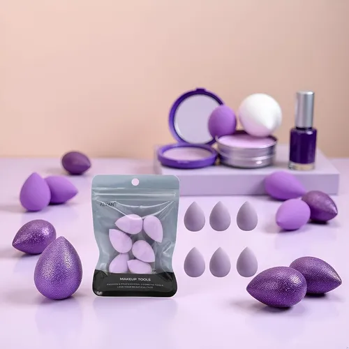 Juego De 12 Miniesponjas De Maquillaje, Pequeñas Esponjas