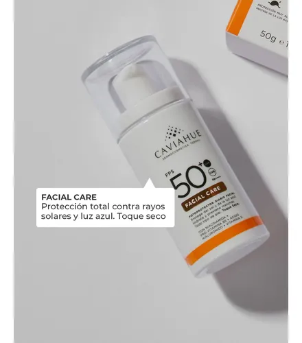 Protector Solar Facial Caviahue Fps50+ Toque Seco X 50gr