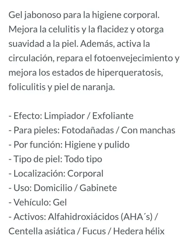 Espuma Corporal Cn Alfahidroxiacidos Anticelulitis/ Afirmant