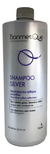 Bonmetique Shampoo Silver X 900ml – Desamarillador Violeta