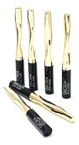 Delineador De Ojos Liquido Pluma Maquillaje Deluxe Skora
