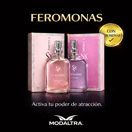 Combo Perfume Mujer Feromonas Femme Vainilla Floral Sexitive