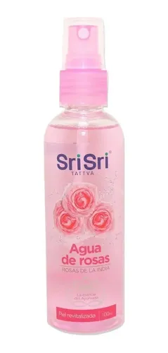 Agua De Rosas Srisri Ayurveda Tonico Facial Vegano 100ml Tip