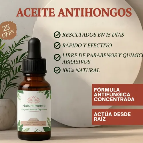 Aceite Antihongos 2×1 Para Pies Uñas Y Manos