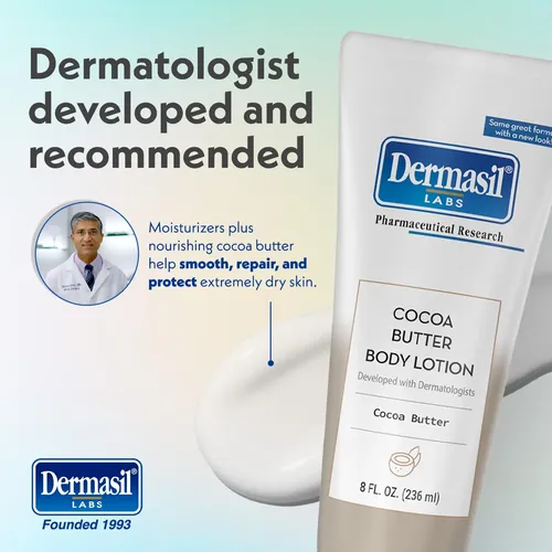 Loción Corporal Dermasil Con Manteca De Cacao, 240 Ml, Paque