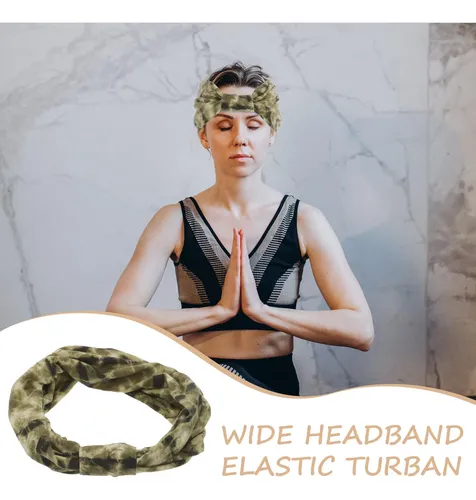 Bandana Decorativa Para El Pelo, Diadema Para Sudar, Con Nud