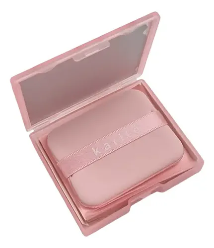 Papel Absorbente Facial con Esponja y Estuche de Karite – Rosa