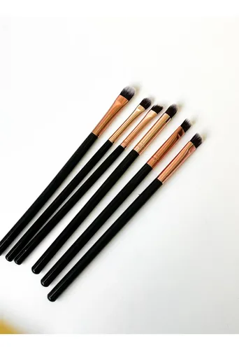 Set X5 Brochas Basico Para Ojos Difuminar, Cejas Caobamakeup