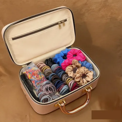 Kit Accesorios Para El Pelo Con Gomitas Y Peines Multicolor
