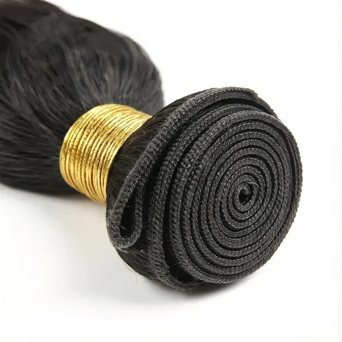 Extensiones De Cabello Humano Tejido Doble Liso 10 Pulgadas