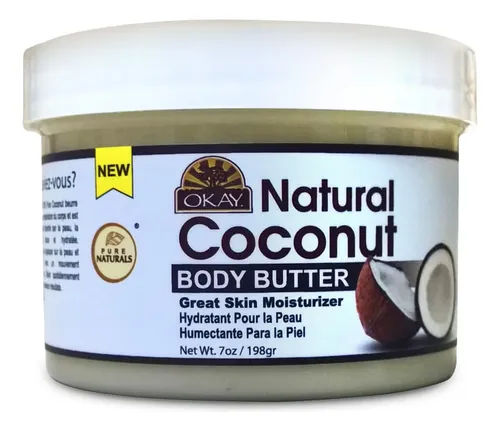 Manteca De Coco Okay 100% Natural Suave 198 G