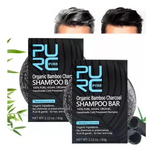 Jabón Regenerador Para Cabello Negro, Jabón Cubriente × 3 Pi