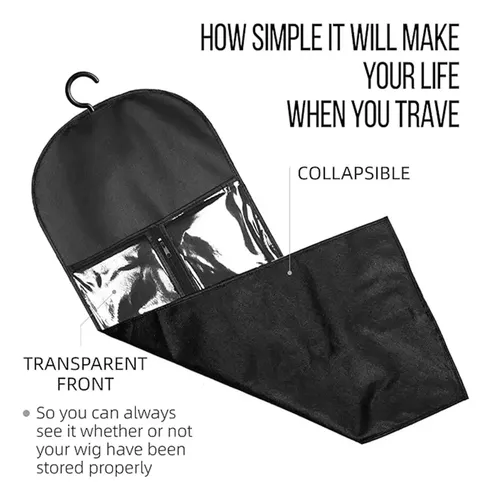 Bolsa De Almacenamiento Para Extensiones De Cabello Largo, 6