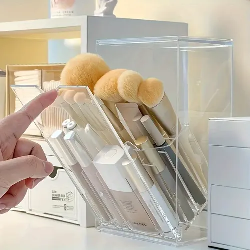 *v Organizador De Maquillaje Acrílico, Caja De