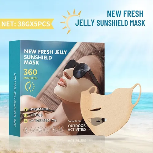 Parche Solar Facial Jelly 5 Uds Fresh – Protección Uv Para