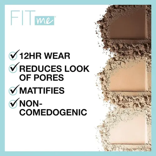 Polvo Maquillaje Maybelline Fit Me Mate 334 Sol Cálido 7.9g