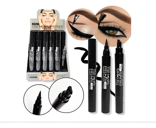 Delineador De Ojos Doble Punta 2 En 1 The Casier Eyeliner