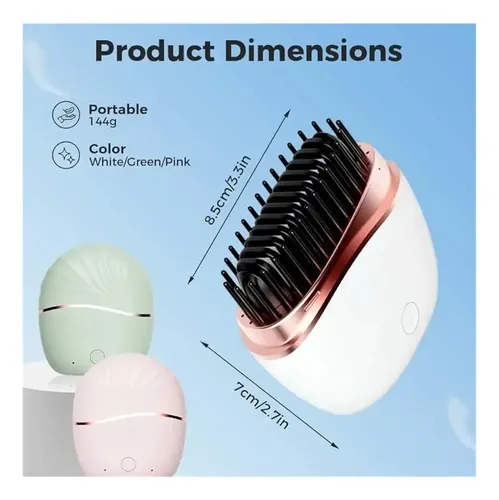 ~ Plancha De Cabello Mini Usb Recargable Para Alisar ~!