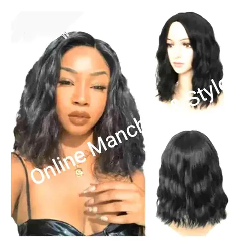* Peluca Ondas Símil Natural S/flequillo 40cm #2 *