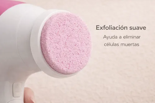 Cepillo Facial Electrico 5 En 1 Limpieza Masaje Exfoliante